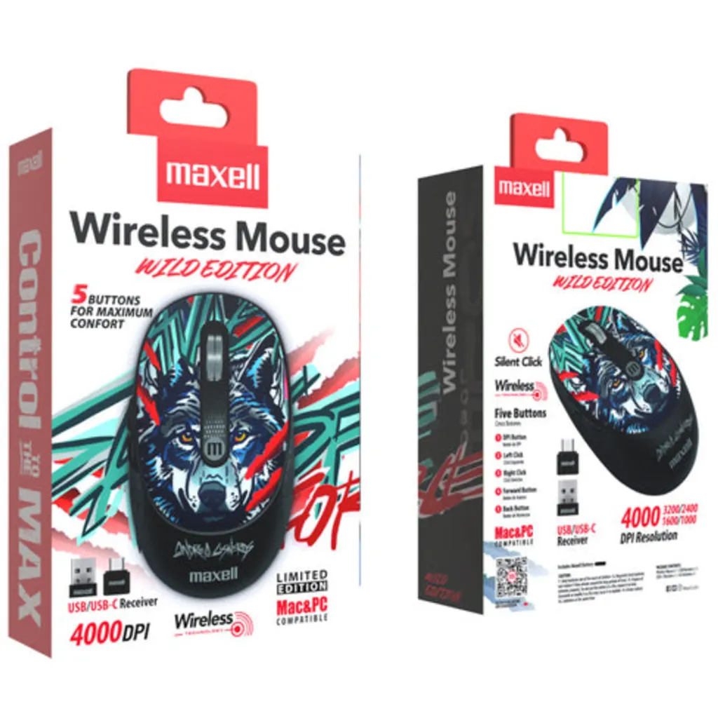 Imagen 1 de MOUSE INALAMBRICO USB WOLF