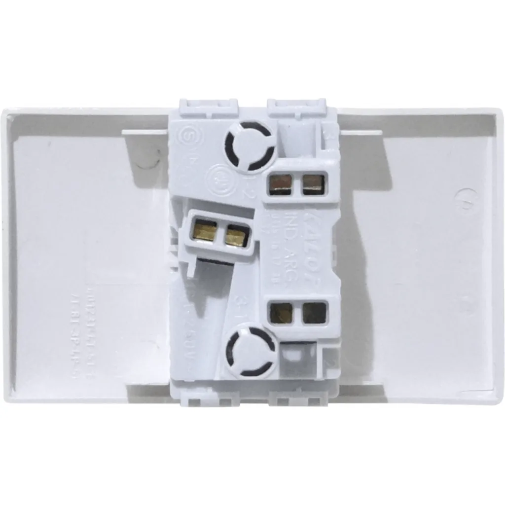 Imagen 2 de KALOP Blanco Teclon 2pin 9/12 Interruptor 16A 250V req/KEP-A KT40123