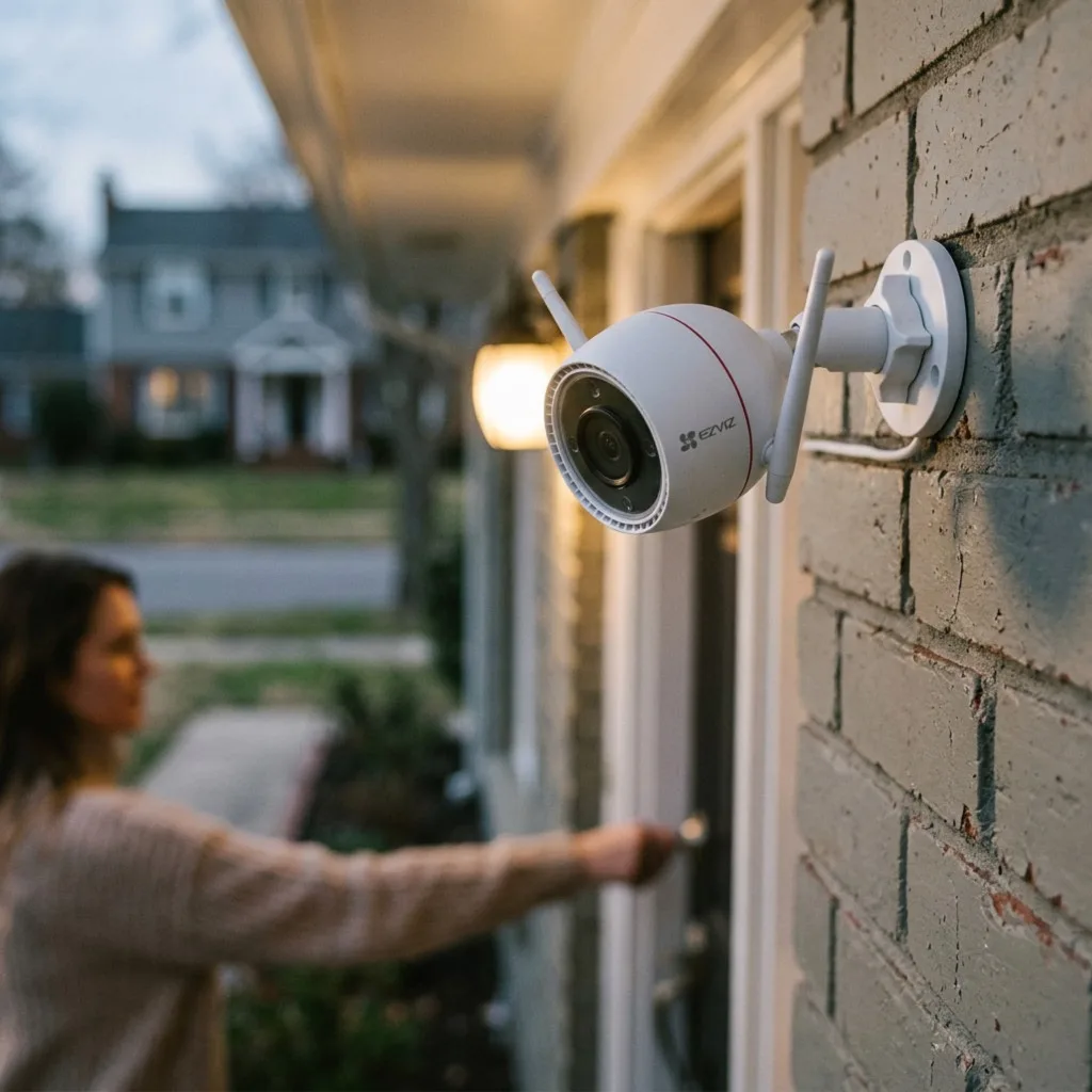 Imagen 6 de Camara WiFi 3K H3C IR 30m ColorNIGHT Detec personas IA Strobo Exterior CS-H3c-R100-1J5WKFL(2.8mm)
