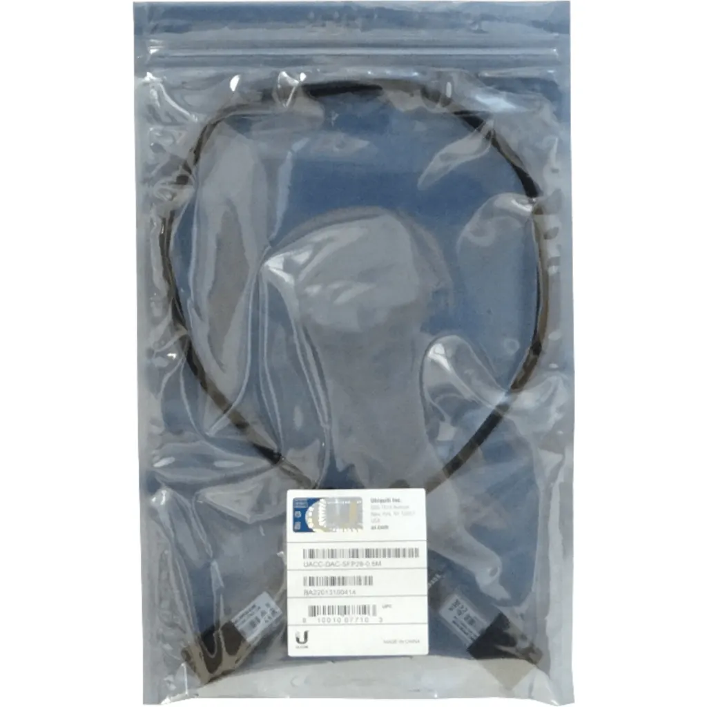 Imagen 1 de UBIQUITI 50cm SFP28-25Gbps Cable Directo Cobre UACC-DAC-SFP28-0.5M