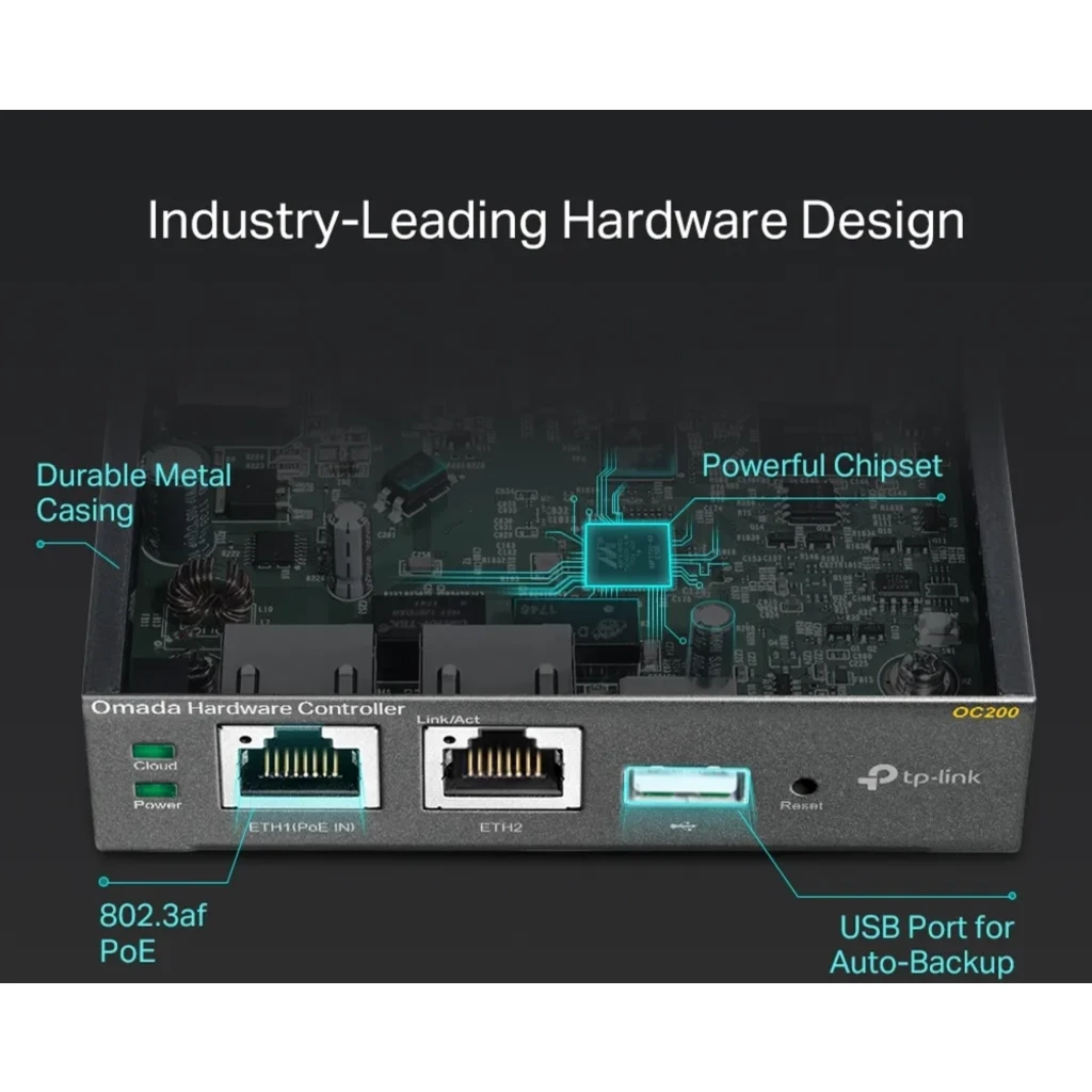 Imagen 4 de Controldor TP-Link Omada 2-100 req-PoE48V/USB USB-AH 100-EAP 100*98mm