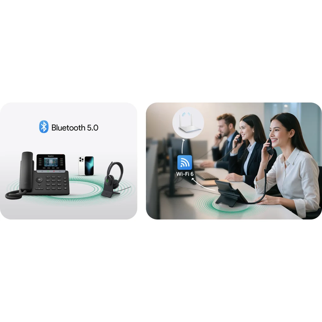 Imagen 1 de "Telef. IP profesional con pantalla a color 2,8"", audio HD con cancelacion ruid