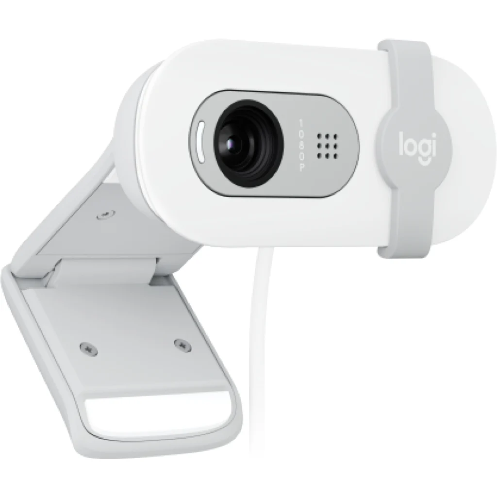 Imagen 2 de Cámara Web Logitech Brio 100, FHD1920*1080 30pps 2MP c/Mic USB tipo-A Blanco