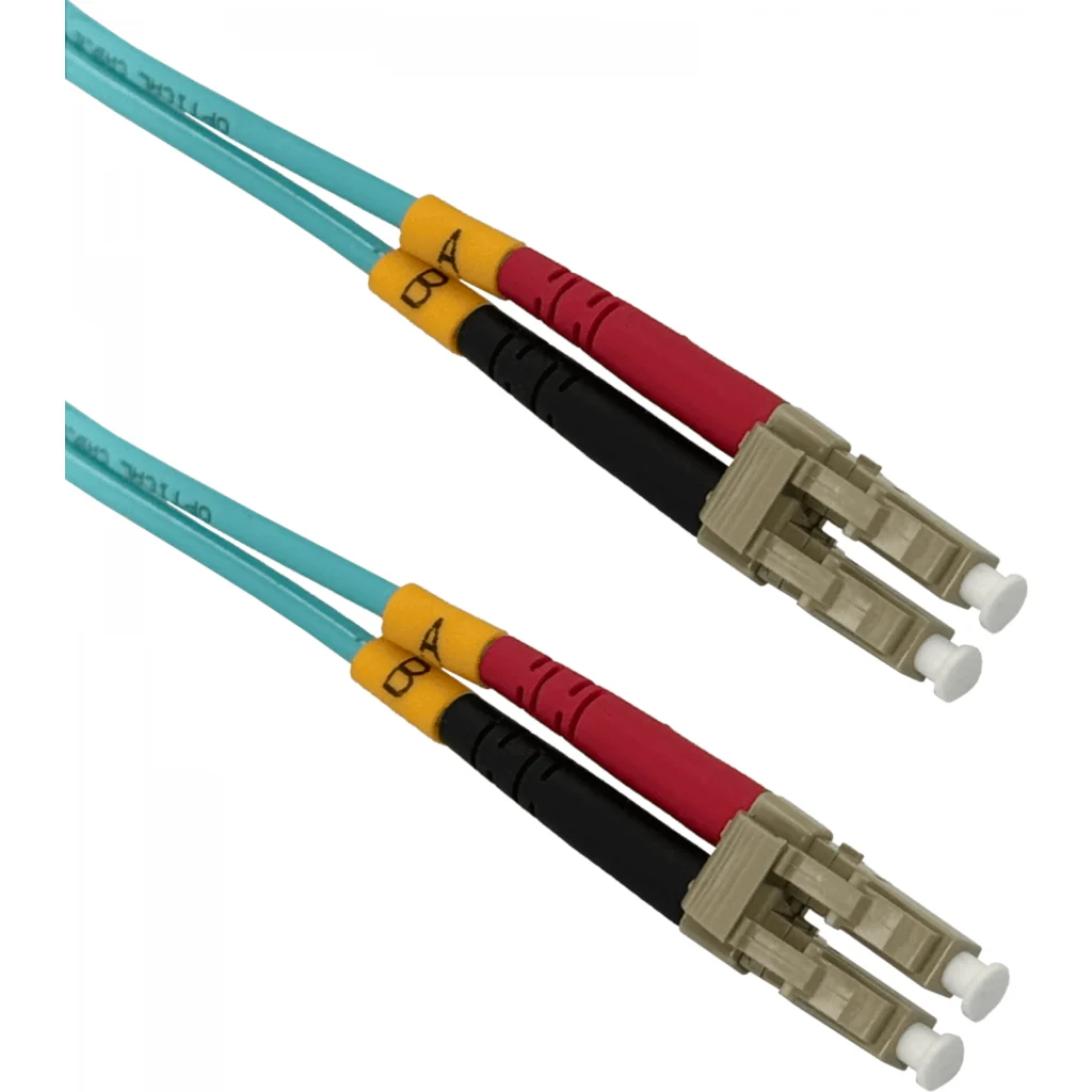 Imagen 2 de 50mt LC-LC OM3 MultiModo MM Duplex Jumper Fibra 3.0mm 50/125um LSZH