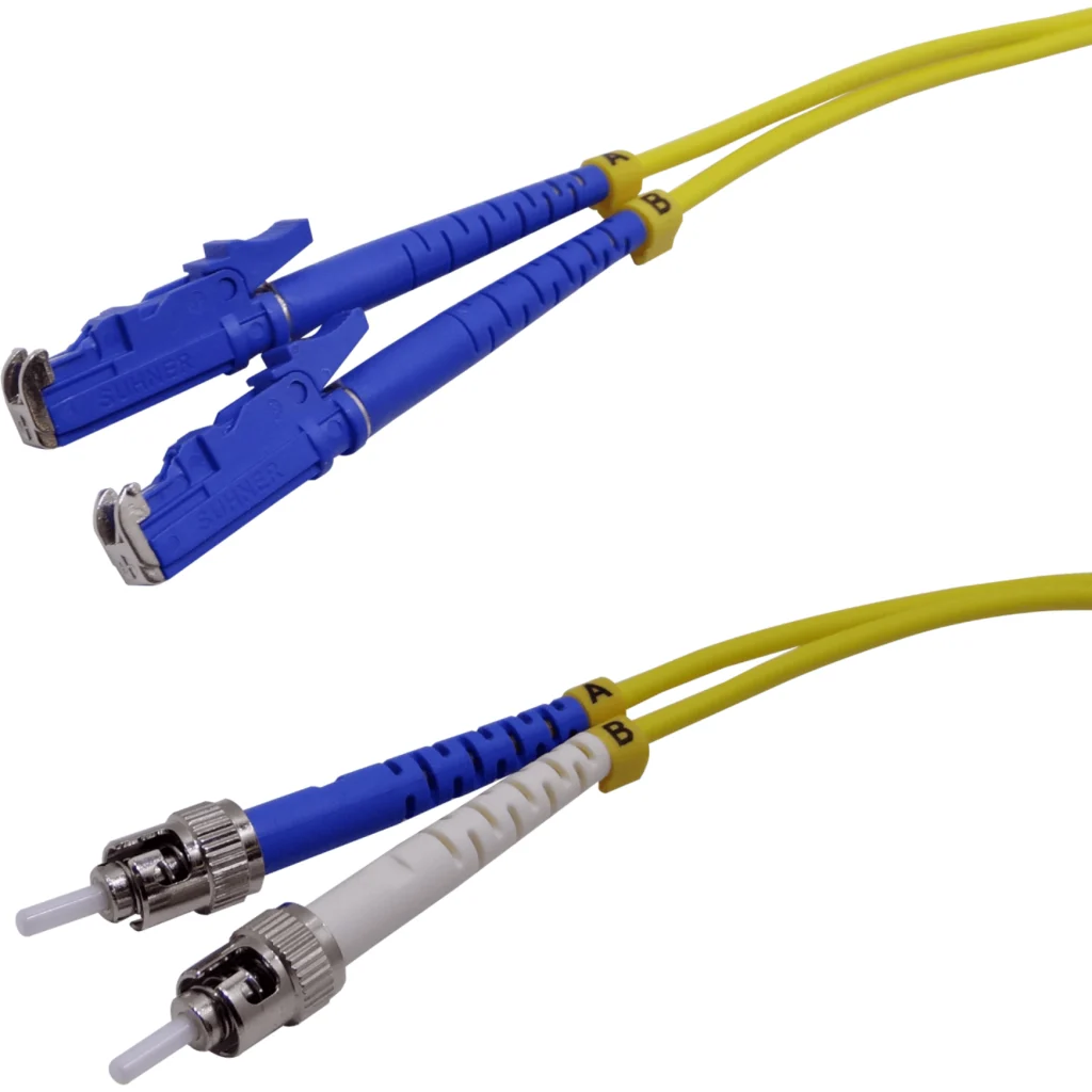 Imagen 1 de 3mt E2000/UPC-ST/UPC MonoModo SM Duplex Jumper Cable Fibra 3.0mm 9/125
