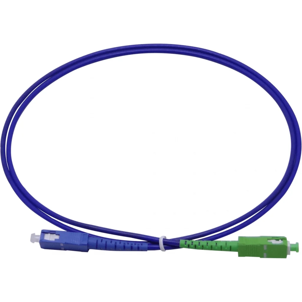 Imagen 1 de LSZH Blindado 1mt SC/APC-SC/UPC SM Simplex JumperFibra 3.0mm 9/125um