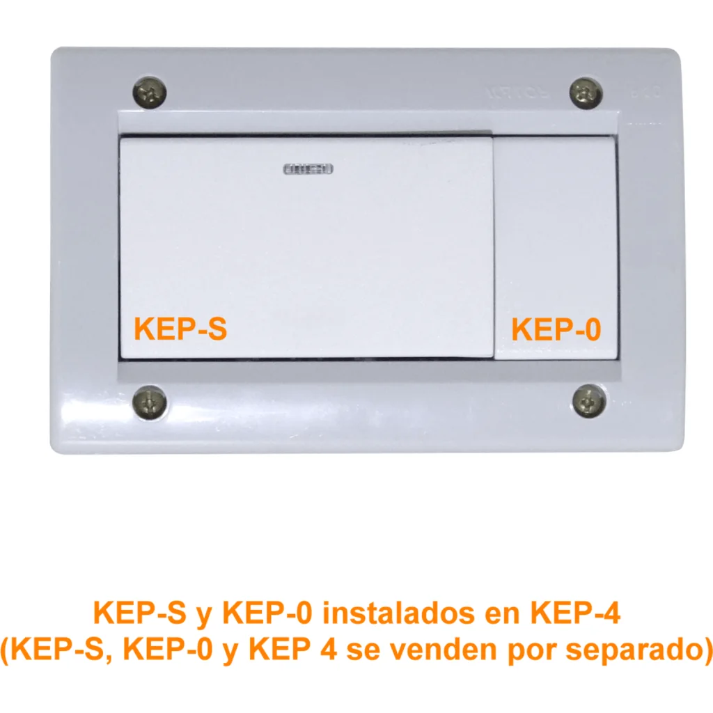 Imagen 1 de KALOP Blanco Teclon Pulsador 2pin Interrupt 16A 250V req/KEP-A KP40123