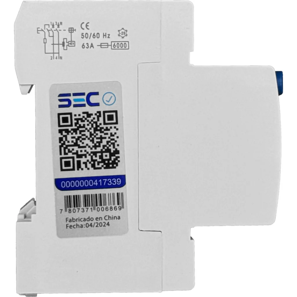 LEXO 2x25A 2P 30mA Interruptor Diferencial RKN Proteccion Riel-Din