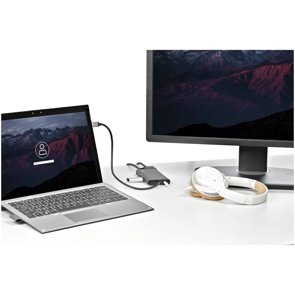 Imagen 7 de Adaptador Multipuertos USB-C HDMI/VGA 100W PD Ethernet 1xUSB C 2x USB 3