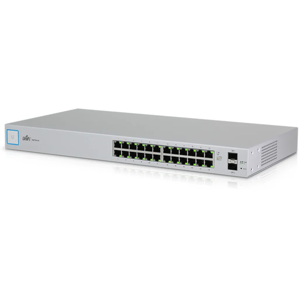 Imagen 4 de Switch Ubiquiti US24, UI 24-1000 2-SFP RS232-RJ45 Admi Rack US-24-EU (Req UniFi)