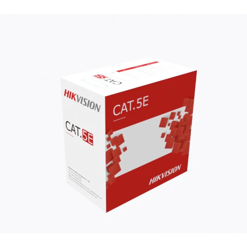 Hikvision - Cable al por mayor - 305 m - 5 mm - UTP - CAT 5e - blanco