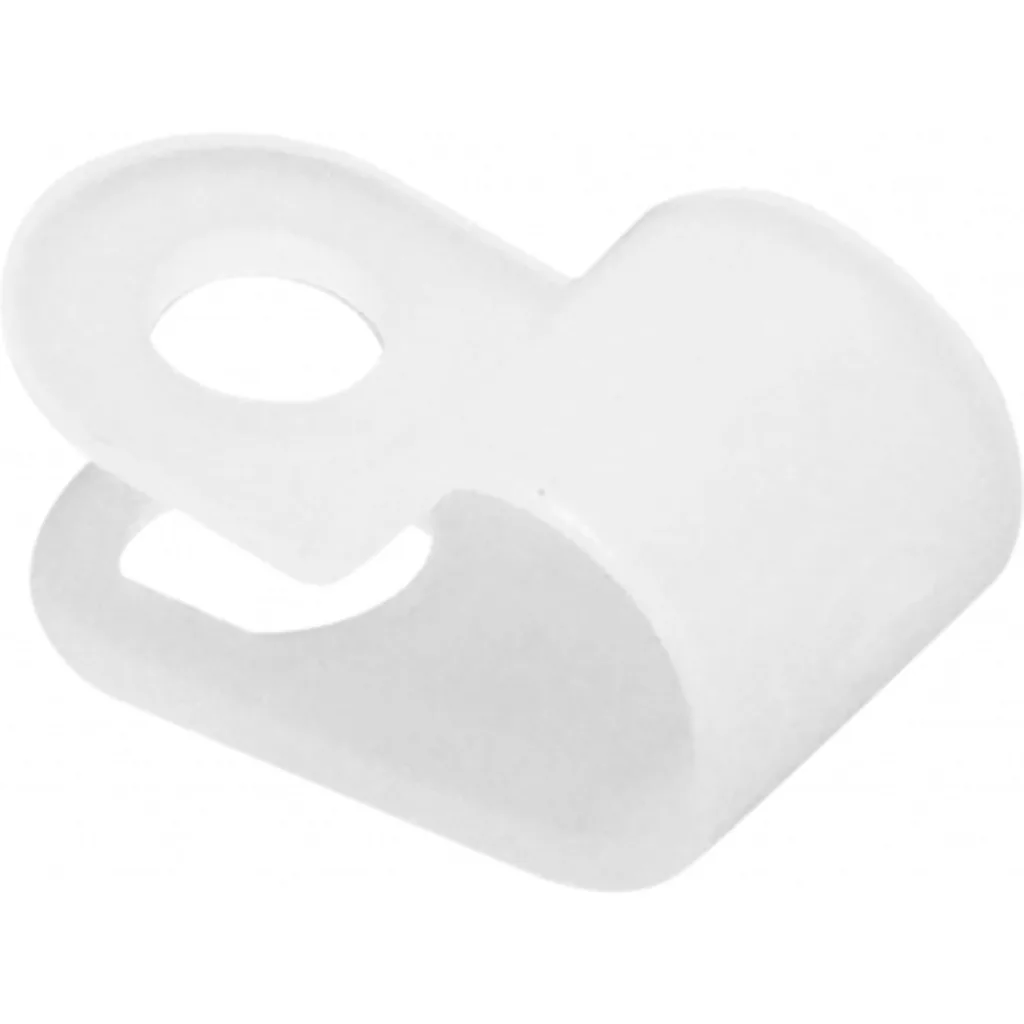 Tipo-R 100-unid 6,4mm-Cable Clip 10x20mm Pinza Fijacion p/Tornillo-5mm