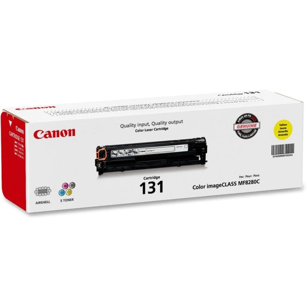 Imagen 3 de Toner Canon 131 Amarillo, compatible imageCLASS MF8280Cw, 1.500 Páginas