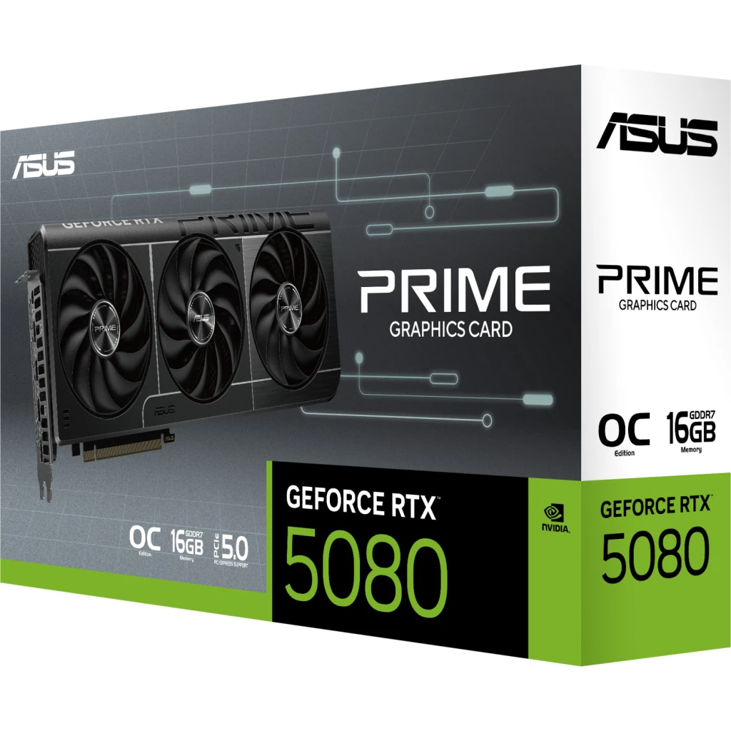 Imagen 11 de Tarjeta de Video Asus Prime GF RTX 5080 O16G 16GB GDDR7 HDMI*1 DP*3 2.5 Slot 