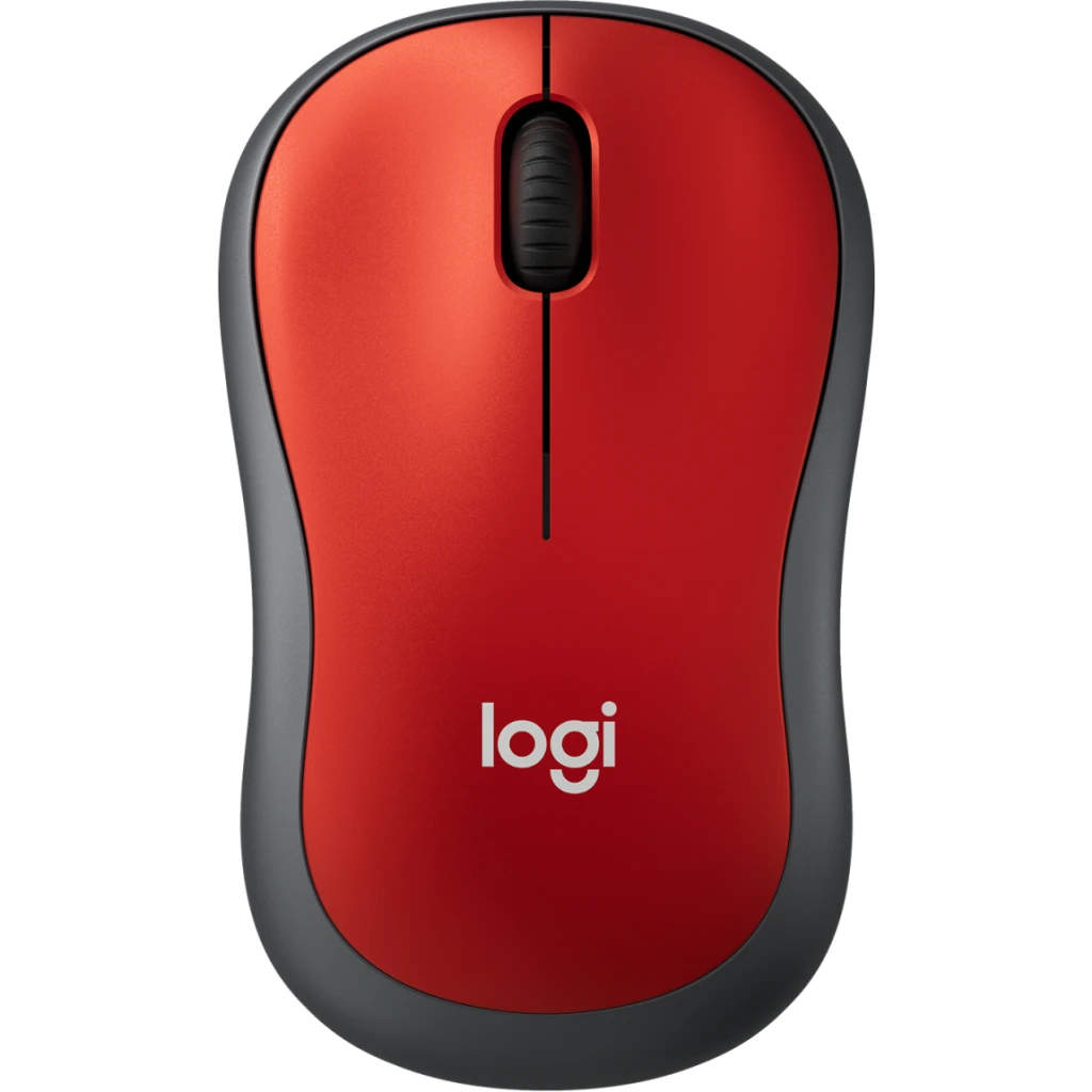 Imagen 4 de Mouse Inalámbrico Logitech M185 Óptico 1000dpi 2.4 Ghz 3 Botones USB Color Rojo