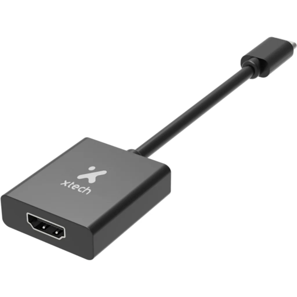 Adaptador de Video Xtech XTC-541 USB-C a HDMI M/H Black