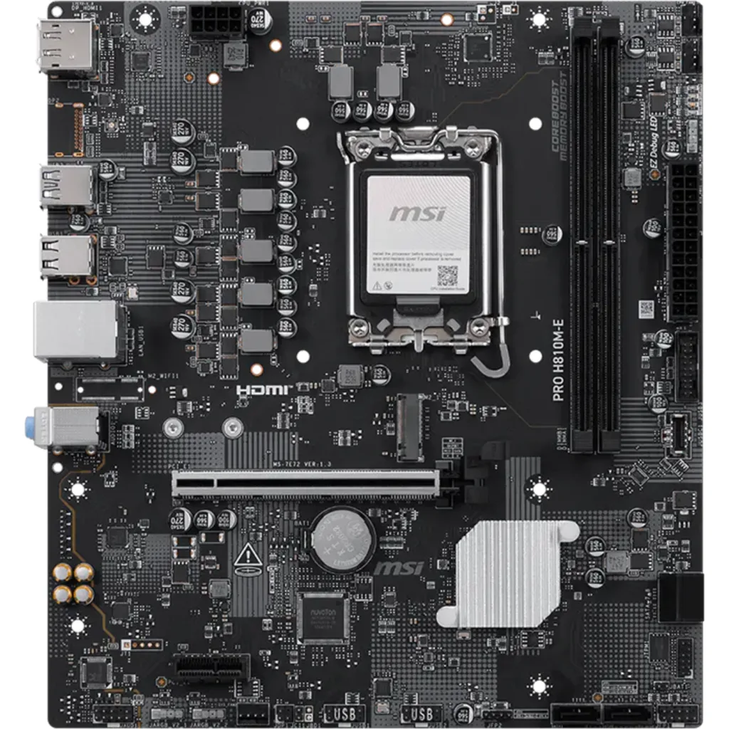 MSI - Motherboard - PRO H810M-E DDR5