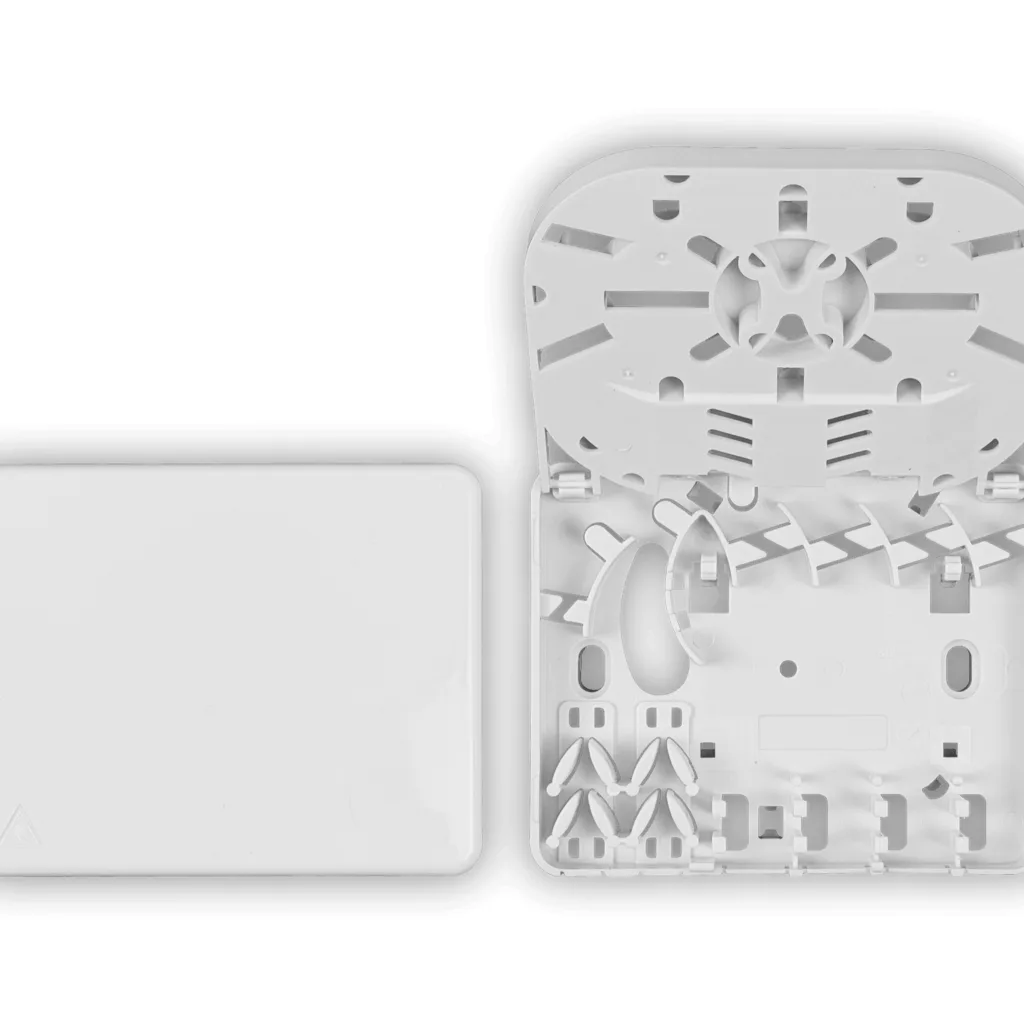 Imagen 8 de Caja Blanca p/Riel-DIN inc-4-Mang 2-CL-Rectang IP20 para Fibra NAP
