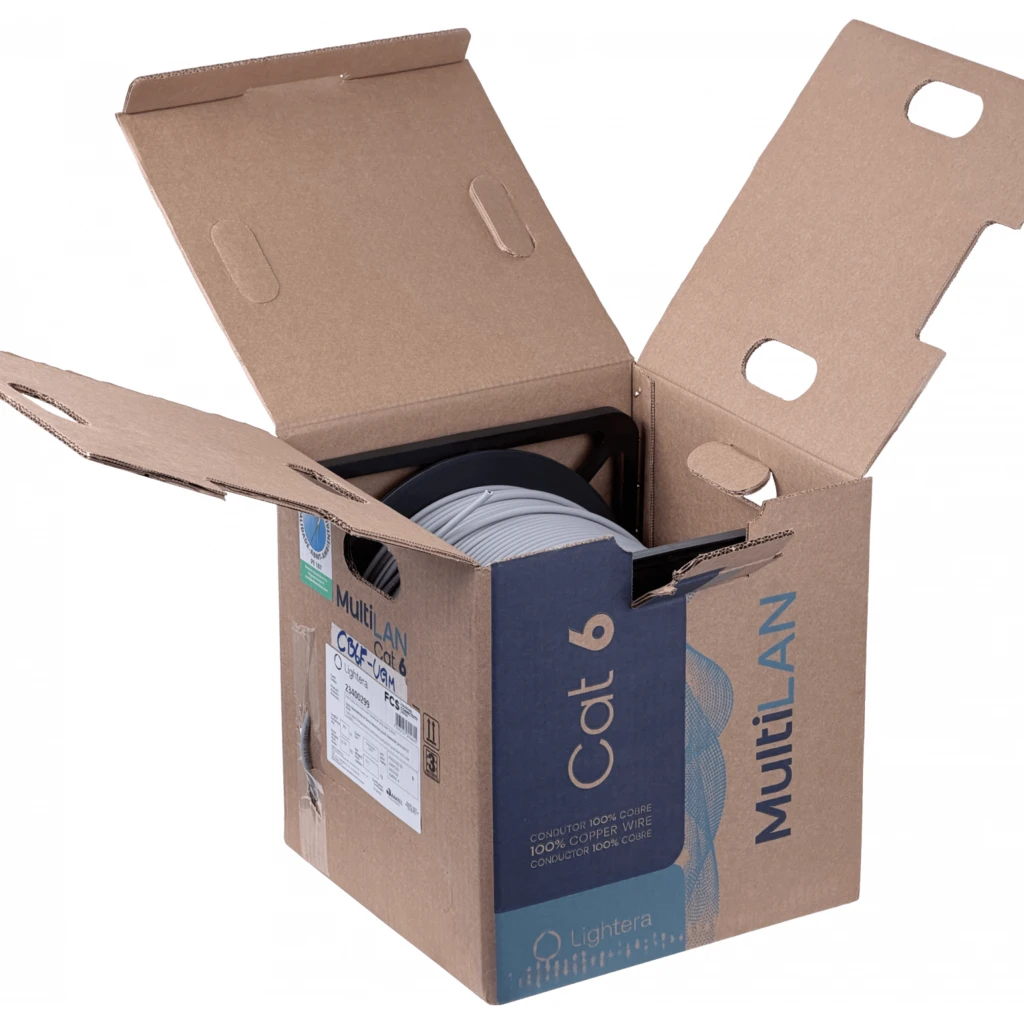 Imagen 1 de Cable de Red Furukawa Cat6 UTP MULTILAN IEC60332-1 Unifilar Cabl 23400149 305mts