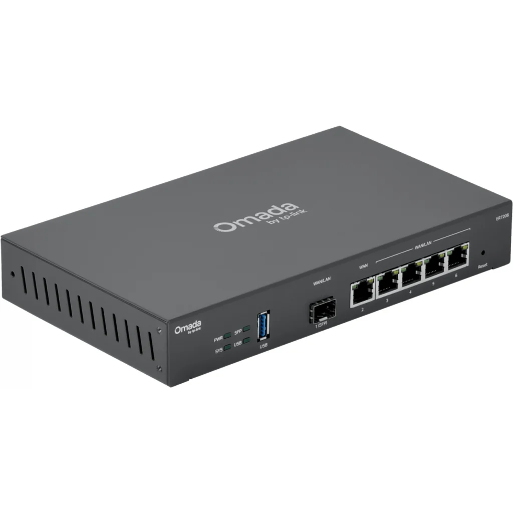 Imagen 2 de Router TP-Link TL-ER7206 SafeStream V1, 1-SFP-WAN/LAN 5-1000 WAN/LAN USB-WAN