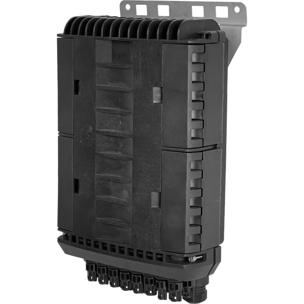 Caja Mufa 4-gde 16-peq 96-Fusiones rq24-Coplas 38x24x130cm c/mang IP68