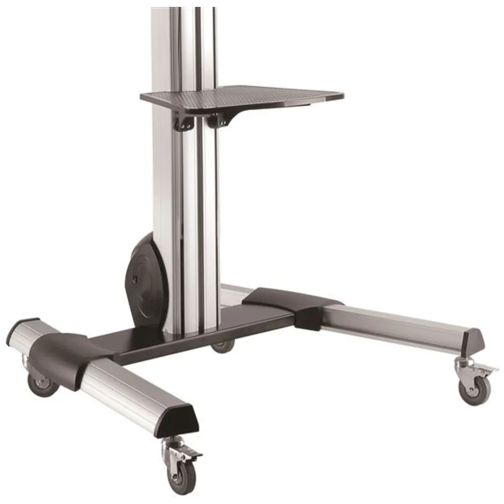 Imagen 2 de Soporte Pedestal para TV 32" a 75" hasta 40kg VESA 600*400 Color Negro y Plata