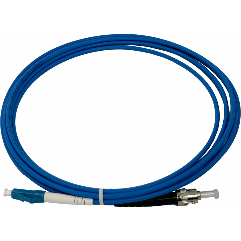 Imagen 2 de LSZH Blindado 3mt LC-ST Mono SM Simplex Jumper Cable Fibra 3.0mm 9/125