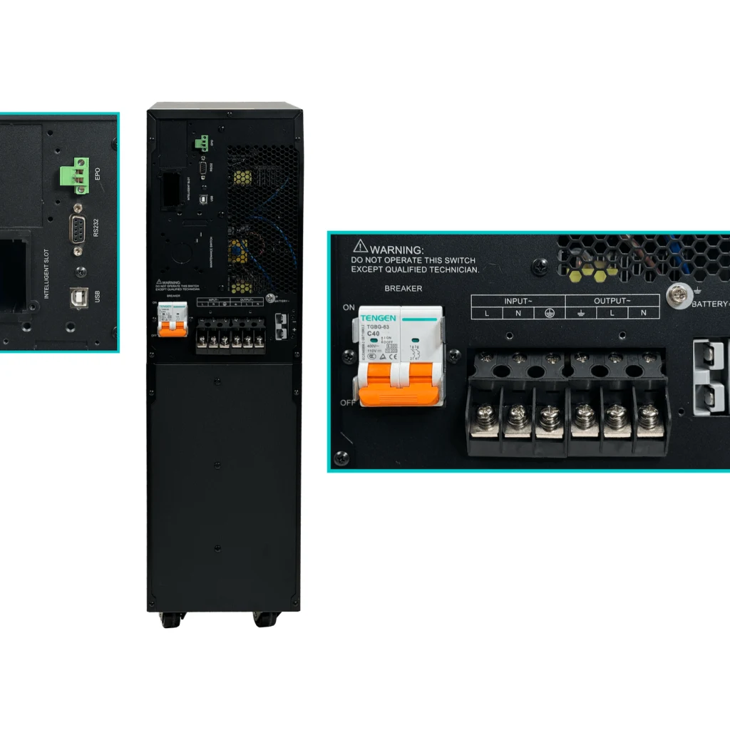 Imagen 1 de CITO UPS 6KVA Requiere 20-Baterias Torre 5400W 20x9AH 0ms Online