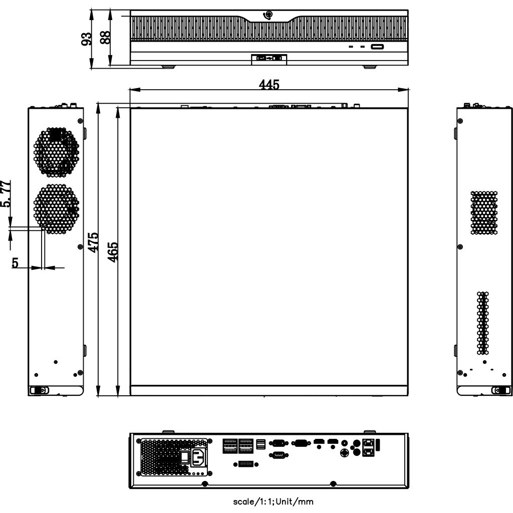 Imagen 1 de NVR Hikvision 64Ch 8HDD 8K Raid c/ Hot Swap AcuSense HDMI 4K