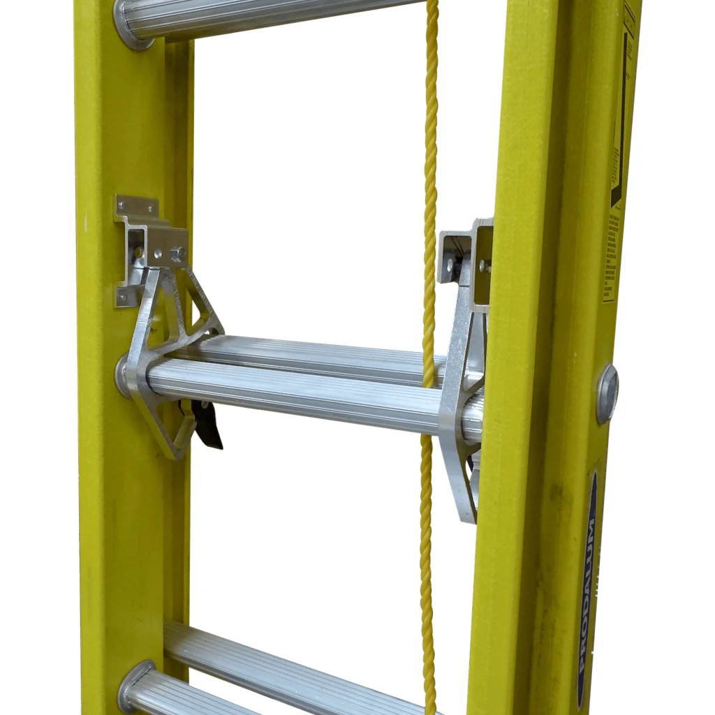 4,8-9,9mt 140kg Telescopica Fibra de Vidrio 32-peldano Escalera
