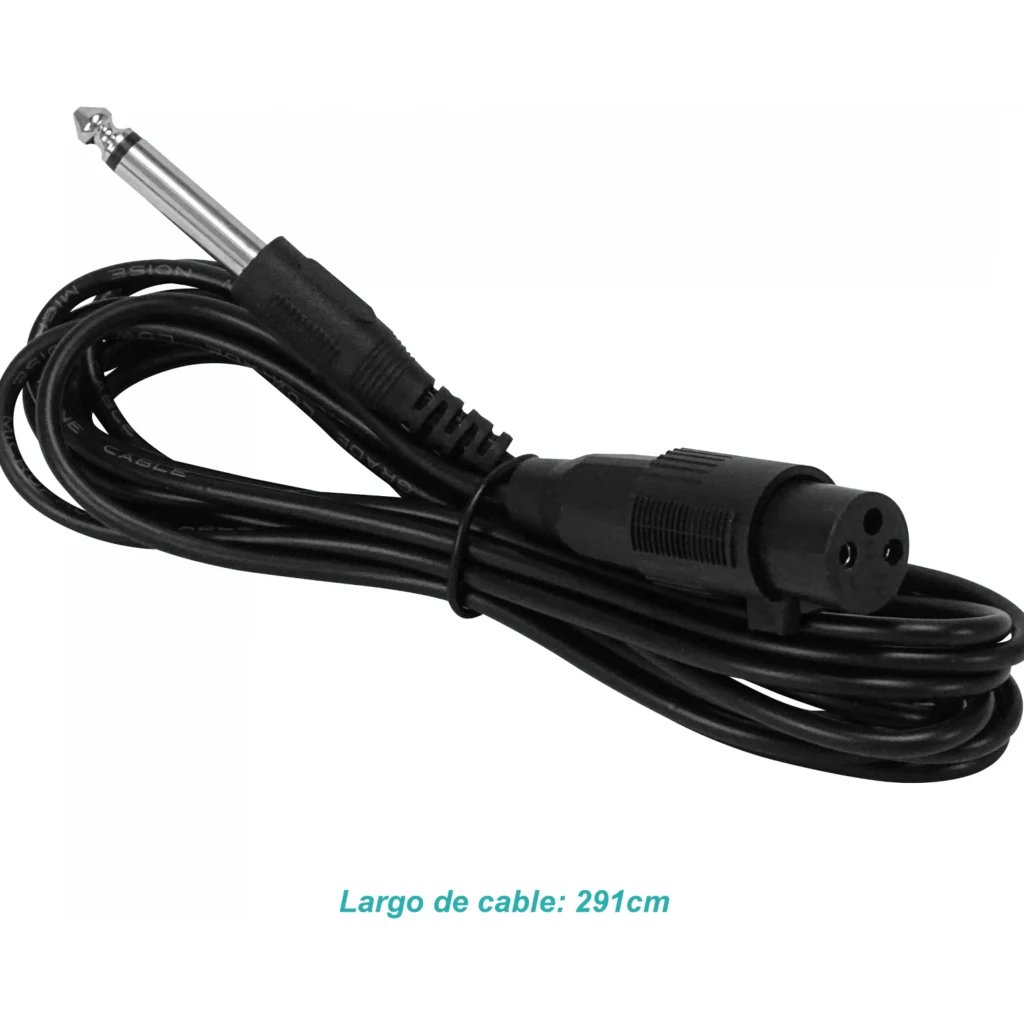 Imagen 4 de Microfono Direccional Mono 90Hz-13kHz Cable-300mm XLR3 3,5mm 6,35mm