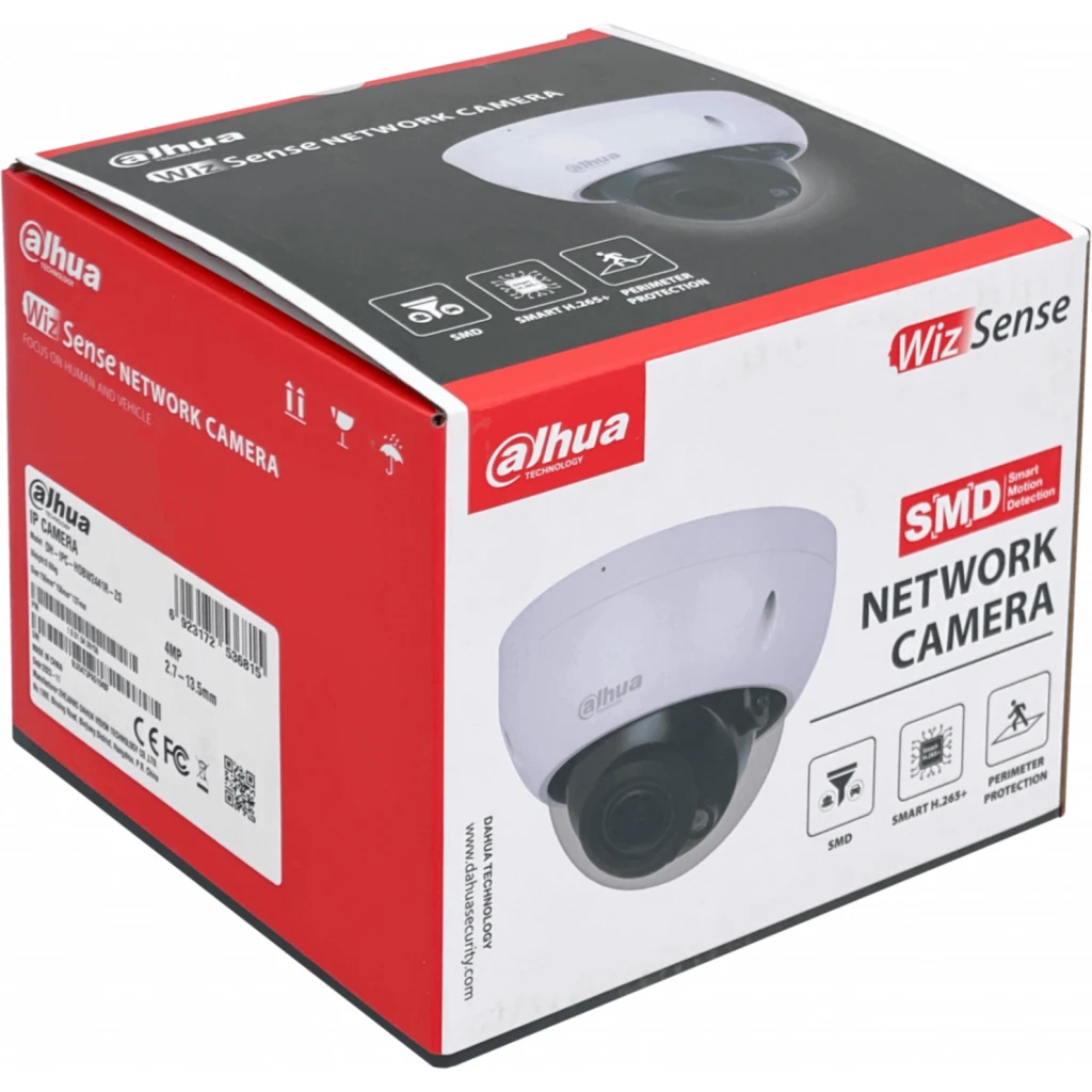 Imagen 3 de DAHUA Domo 4MP Motorizada 2,7-13,5mm IP67 IK10 PoE IR40mt WizSense
