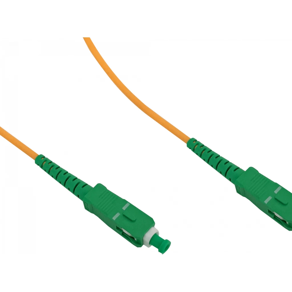 Imagen 2 de 8mt SC/APC-SC/APC MonoModo SM Simplex Jumper Cable Fibra 3.0mm 9/125um