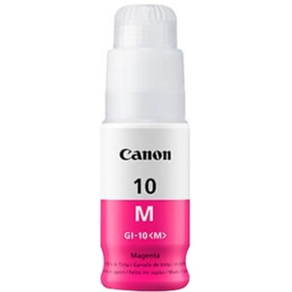 Botella de Tinta Canon GI-10 Magenta Imp PIXMA G5010/G7010/GM2010/G6010, 70ml