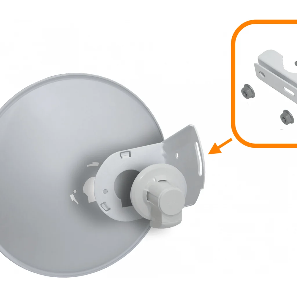 Imagen 3 de Ubiquiti PowerBeam 5GHz, MIMO2x2, 802.11n 26dBm power, antenna dish 25dBi