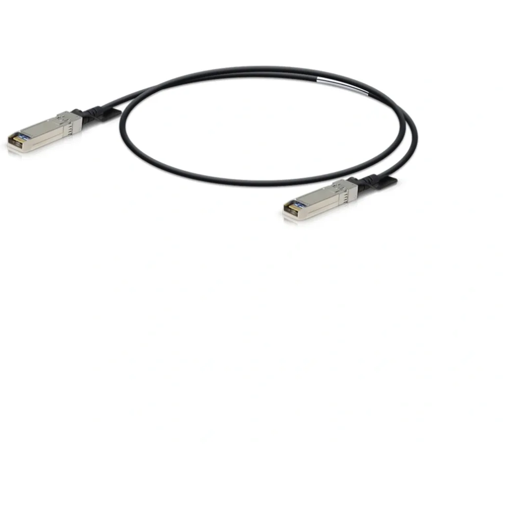 Imagen 1 de Cable Jumper de Cobre Ubiquiti UDC-2 SFP-SFP+ (1G-10G) 2 mts Pasivo color Negro