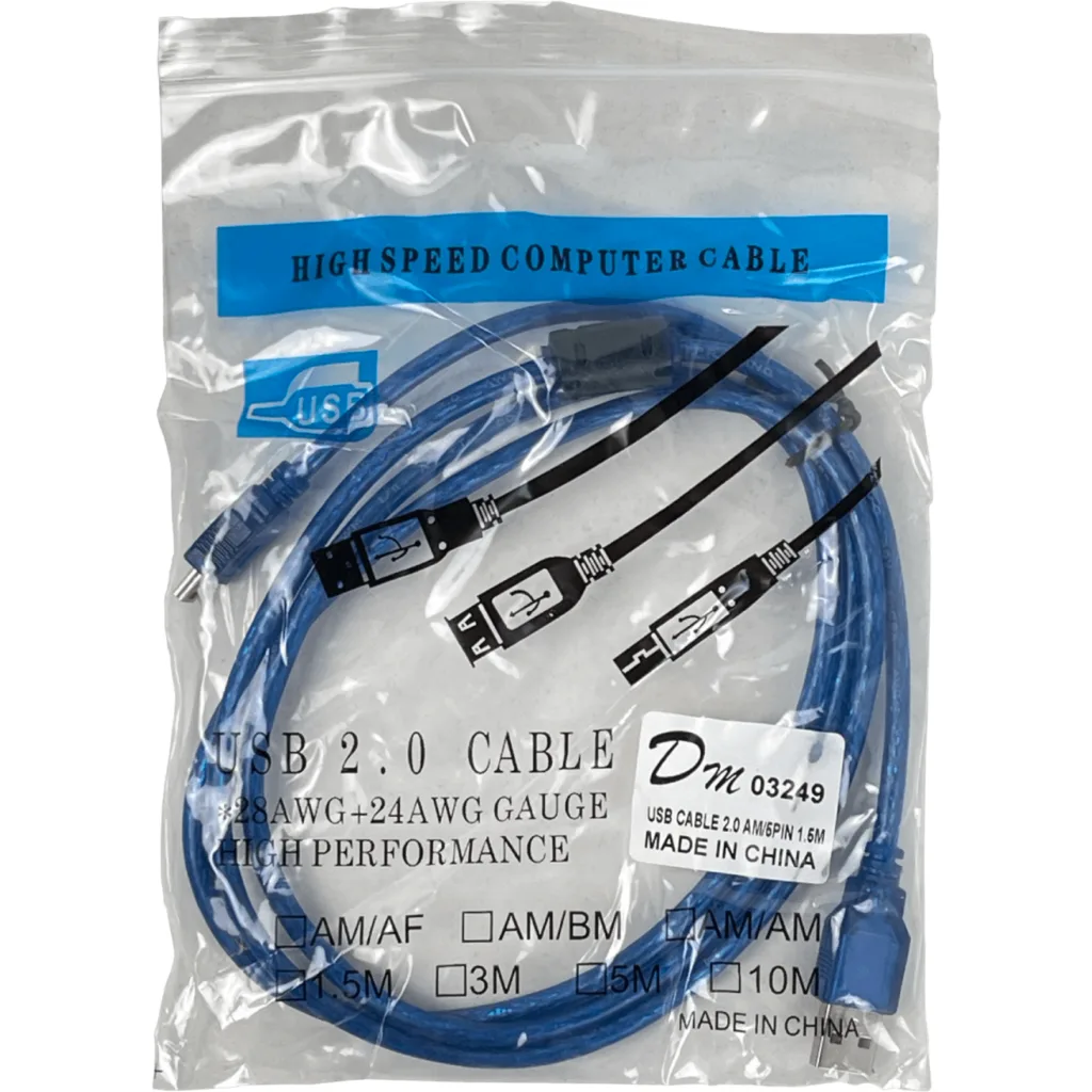 Imagen 2 de Cable USB2.0 A-M 5pin/mini/B-M 1,5mt 150cm