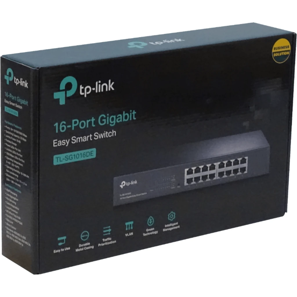 Imagen 2 de Switch TP-Link TL-SG1016DE 16 Puertos Easy-Smart Rack Semi Administrable