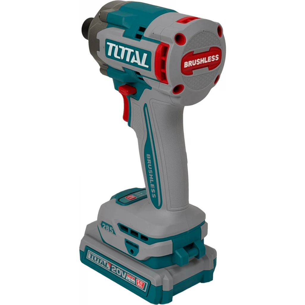 TOTAL Atornillador de impacto inalambrico Hexagonal 1/4 TIRLI2002 P20S