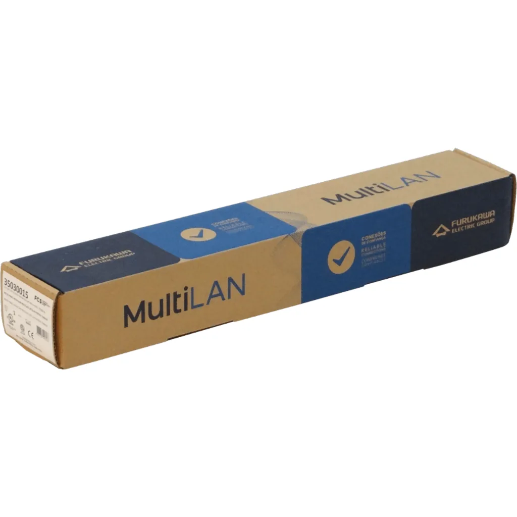 Imagen 1 de FURUKAWA 24-RJ45 Cat6 U/UTP Multilan 24AWG Patch Panel 1U 35030015
