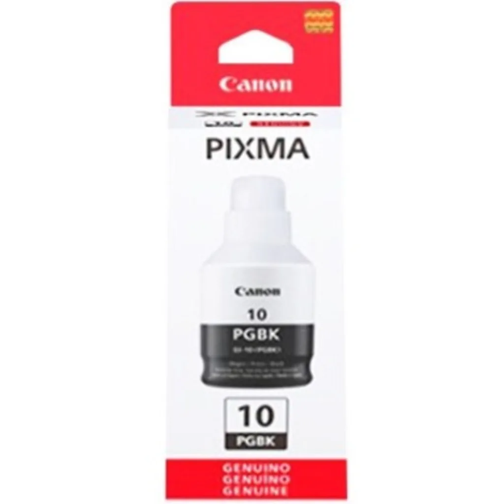 Imagen 1 de Botella de Tinta Canon GI-10 Negro para Imp PIXMA G5010/G7010/GM2010/G6010,170ml