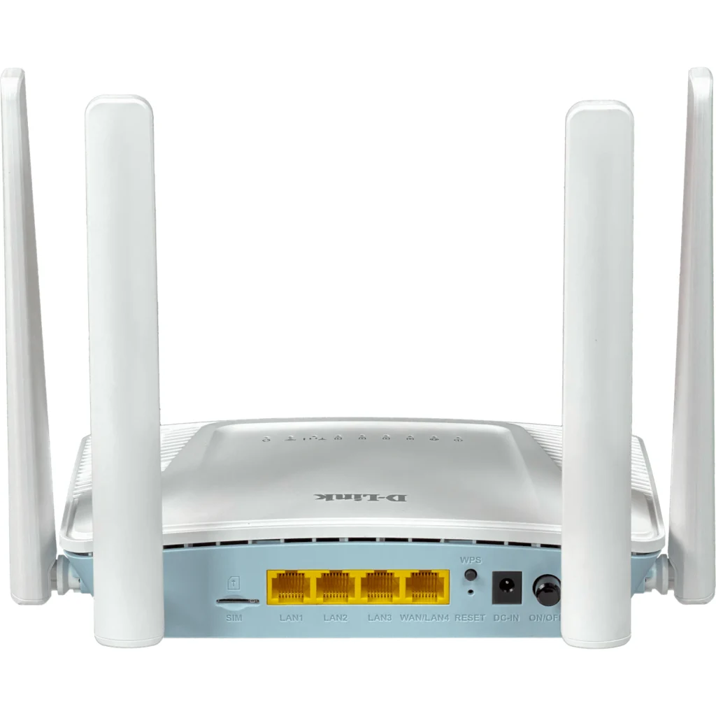 Imagen 5 de D-LINK 4G/LTE-Cat4 N300-2,4GHz 4-antenas-fijas 1-Sim 3-100 1-WAN