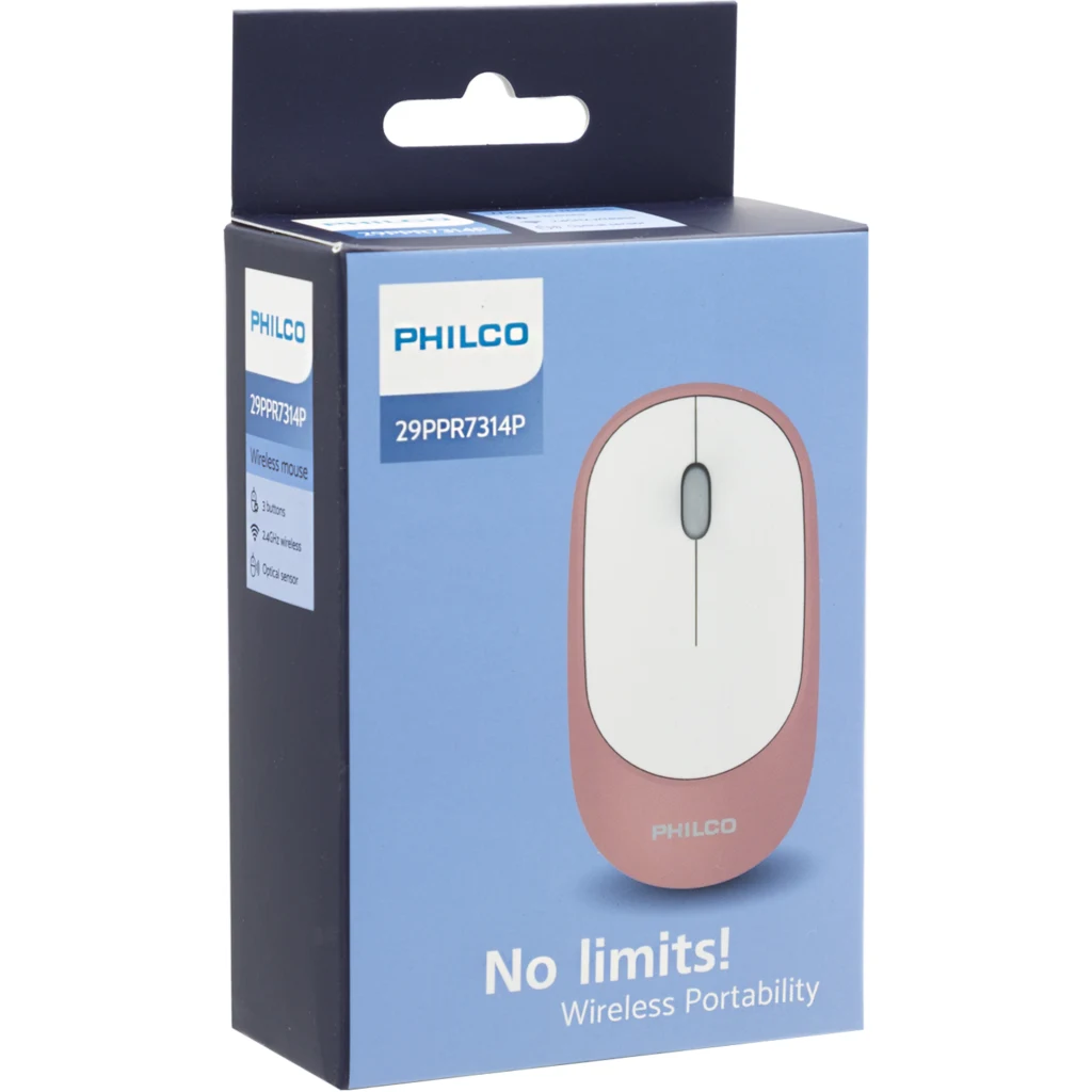 Imagen 1 de MOUSE INAL. PPR7314 ROSADO PHILCO PRO