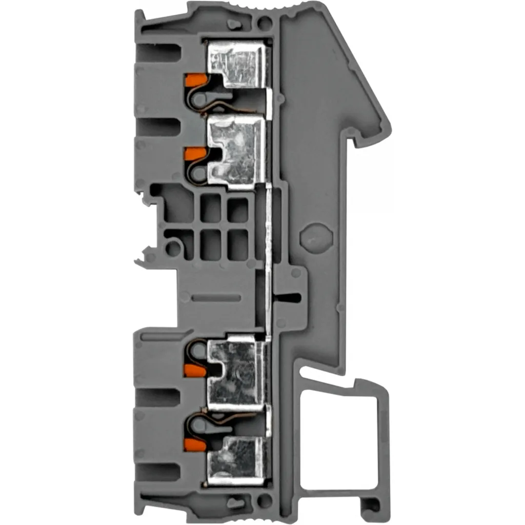 PHOENIX Borne Conexion-4 PT 0,2-2,5mm2 Riel-Din AWG28-14 Gris