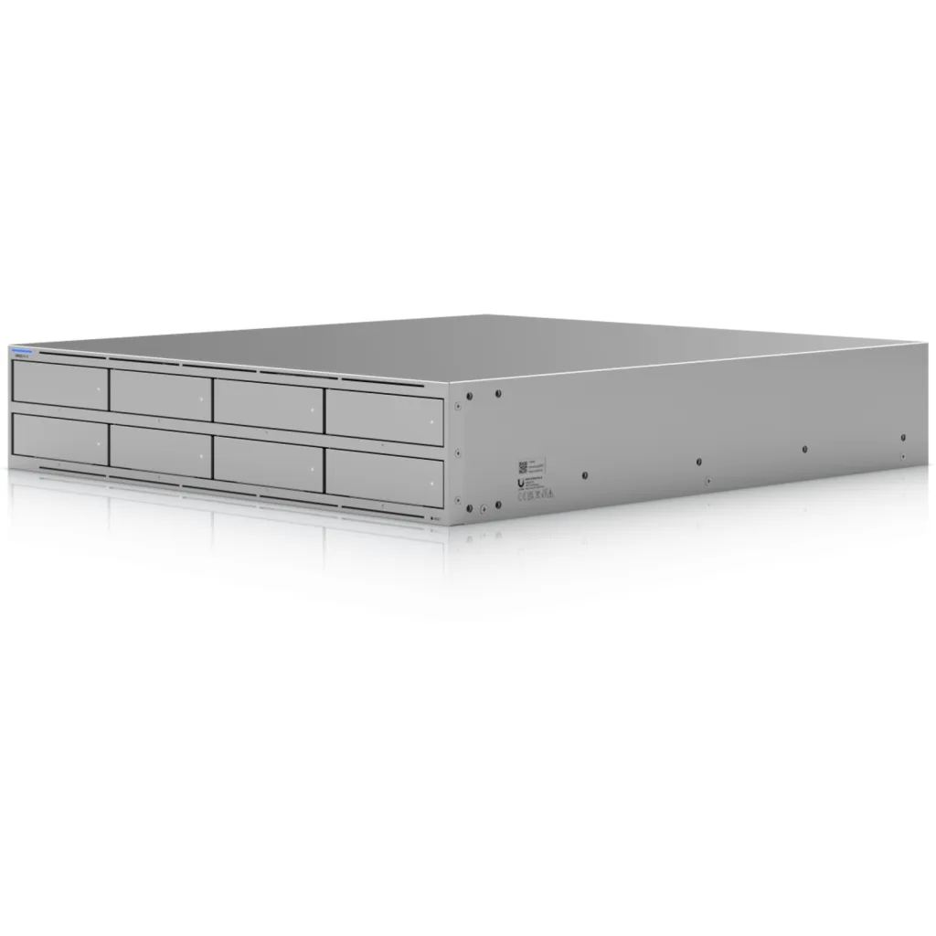 UBIQUITI NAS 8xHD-RAID 2-M.2 1-10G 2-SFP+ 2U 2(1-PSU-1215) UniFi Drive