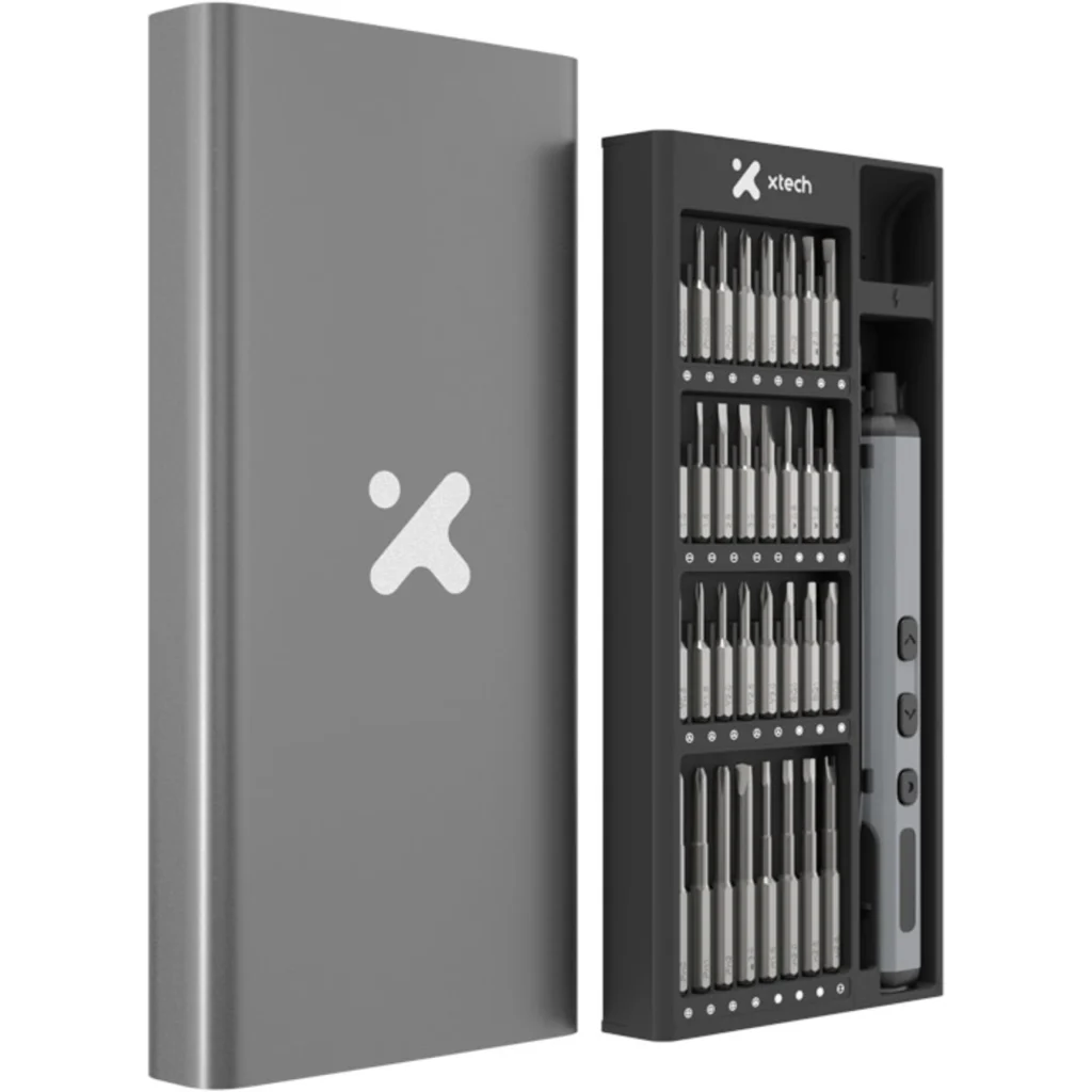 Imagen 2 de Xtech - 68-in-1 High-Precision Screwdriver Kit - Rechargeable Electric XTA-821