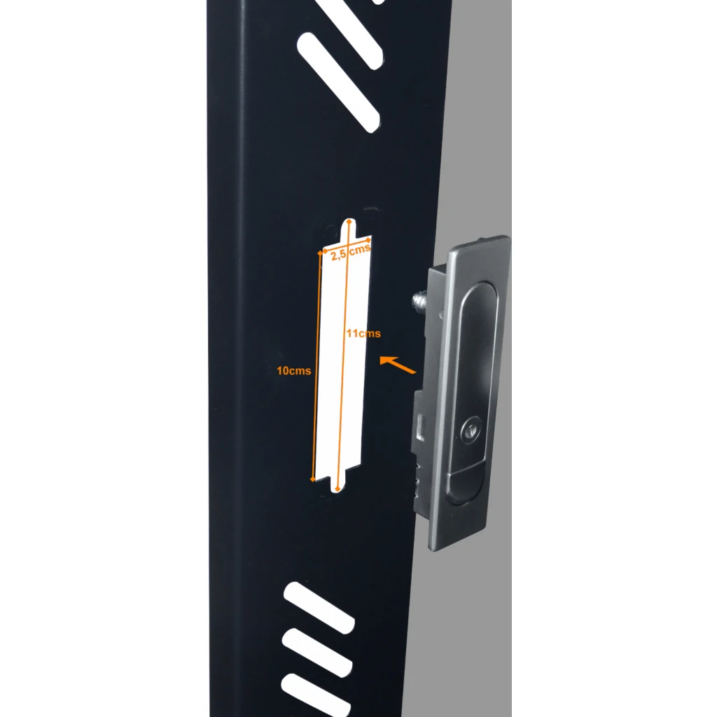 Imagen 2 de LINKMADE CHAPA PIVOTE RACK PISO INC-2-LLAVES P/RK42-9VL/SIMILARES