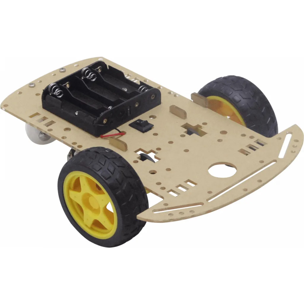 Imagen 2 de Kit Carrito para armar auto 3-ruedas robotica requiere Arduino
