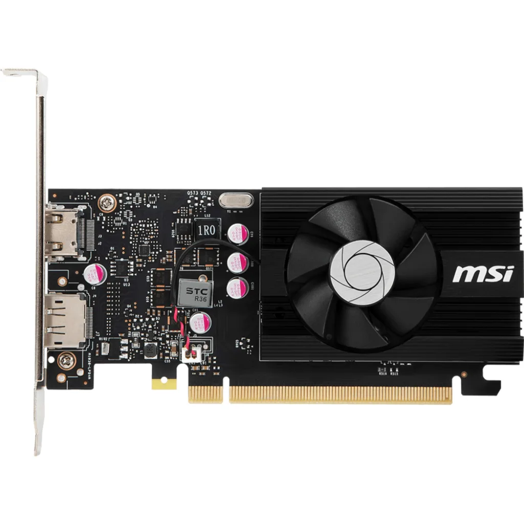 Imagen 1 de Tarjeta de Video MSI GF-GT 1030 4GD4 LP OC 4GB DDR4 PCIe3.0 x16 DP HDMI LowProf