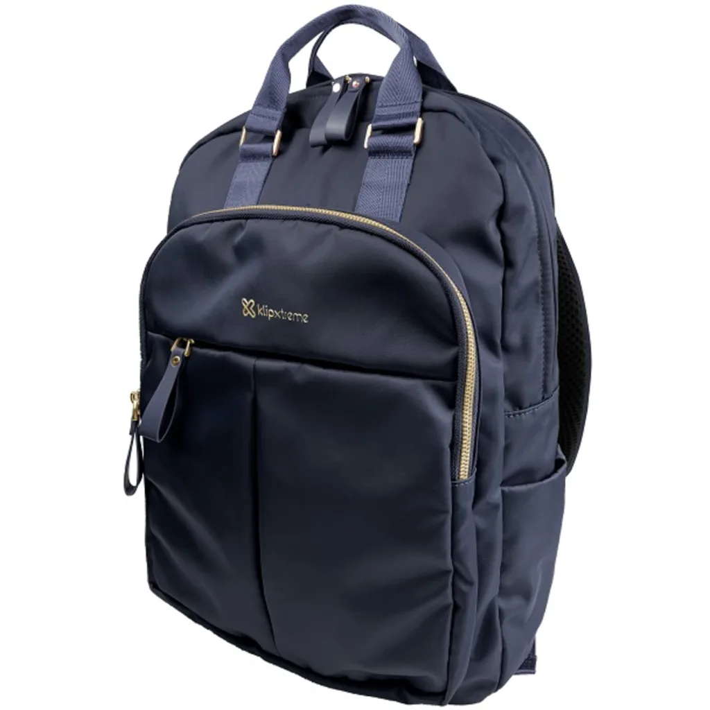 Imagen 1 de Mochila Notebook KlipX KNB-468BL para Laptop 15.6" 3 Compartimentos Color Azul